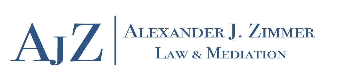Alexander J. Zimmer, Mediation and Legal Services